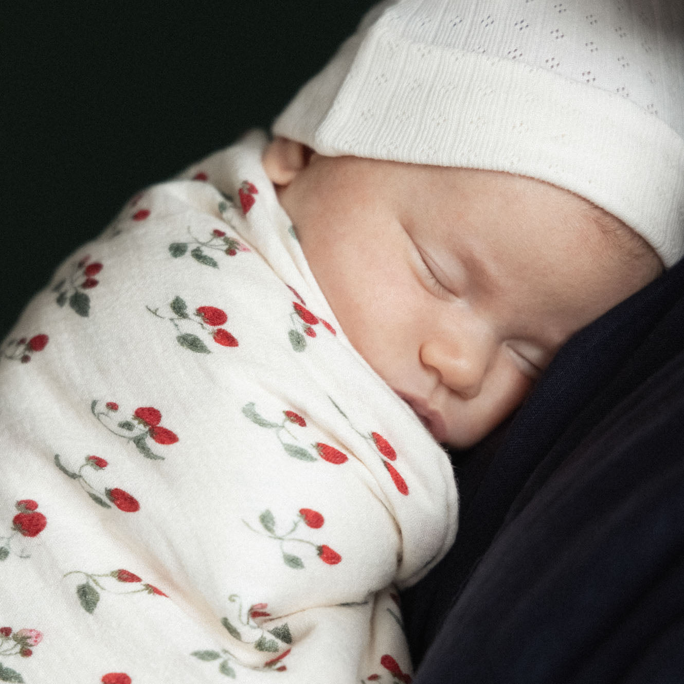 MUSLIN WRAP | Strawberry Blush Print-Web-hover