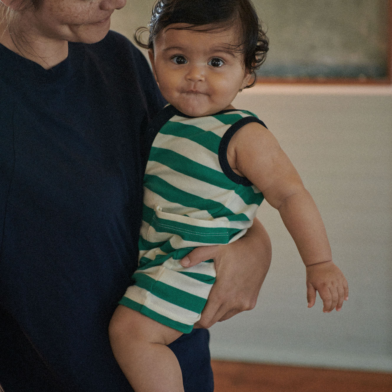 CAMPER SUIT | Peppermint/Navy Stripe-Extra Img - 1