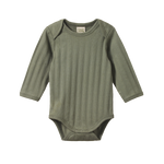 2 PACK DERBY BODYSUIT LONG SLEEVE | Natural/Nettle-Extra Img - 1