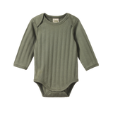 2 PACK DERBY BODYSUIT LONG SLEEVE | Natural/Nettle-Extra Img - 1