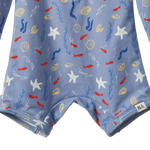 ONE PIECE BATHING TRUNKS | Blue Snorkel Print-Extra Img - 5