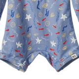 ONE PIECE BATHING TRUNKS | Blue Snorkel Print-Extra Img - 5