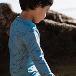 ONE PIECE BATHING TRUNKS | Blue Whale Print-Extra Img - 1