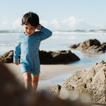 ONE PIECE BATHING TRUNKS | Blue Whale Print-Web-hover