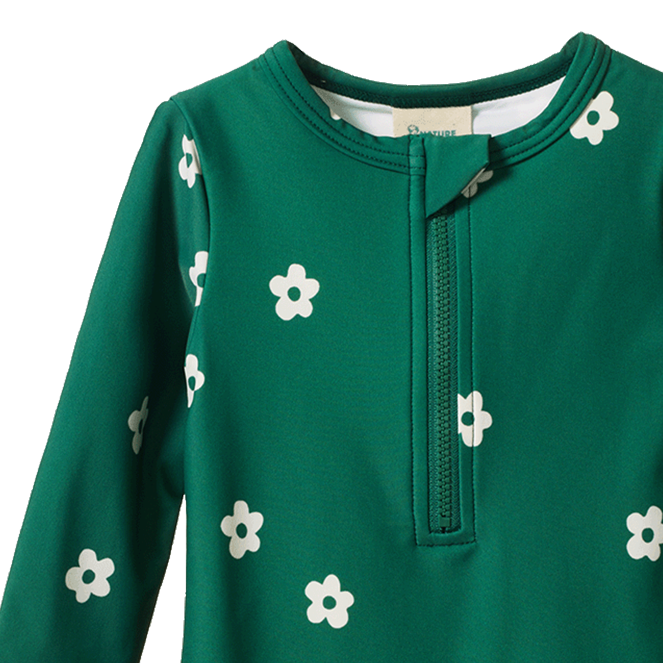 ONE PIECE BATHING TRUNKS | Flora Peppermint Print-Extra Img - 3