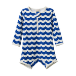 ONE PIECE BATHING TRUNKS | Waves Blue Print-Web-front