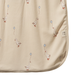 ORGANIC COTTON & MERINO SLEEPING BAG | Goose Lullaby Print-Extra Img - 1