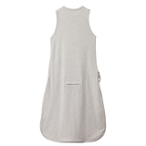 ORGANIC COTTON & MERINO SLEEPING BAG | Grey Marl Stripe-Web-hover