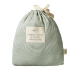 ORGANIC COTTON & MERINO SLEEPING BAG | Nettle Pinstripe-Web-hover