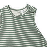 ORGANIC COTTON & MERINO SLEEPING BAG | Nettle Twin Stripe-Extra Img - 2