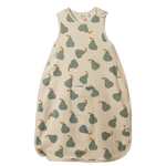 ORGANIC COTTON & MERINO SLEEPING BAG | Pear Print-Web-front