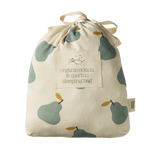 ORGANIC COTTON & MERINO SLEEPING BAG | Pear Print-Web-hover