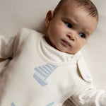 ORGANIC COTTON & MERINO SLEEPING BAG | Regatta Blue Print-Extra Img - 3