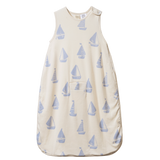 ORGANIC COTTON & MERINO SLEEPING BAG | Regatta Blue Print-Web-front