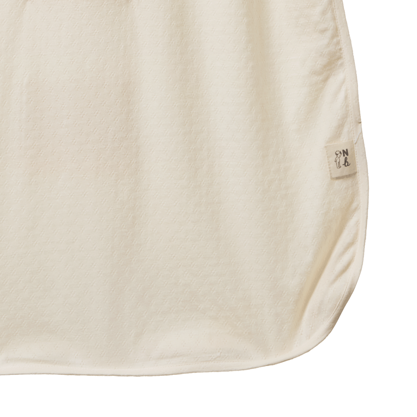 ORGANIC COTTON POINTELLE SLEEPING BAG | Natural-Extra Img - 3