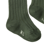 ORGANIC COTTON RIB SOCKS | Thyme-Extra Img - 1