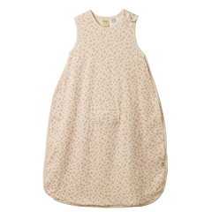 ORGANIC COTTON SLEEPING BAG | Dandelion Print-Web-front