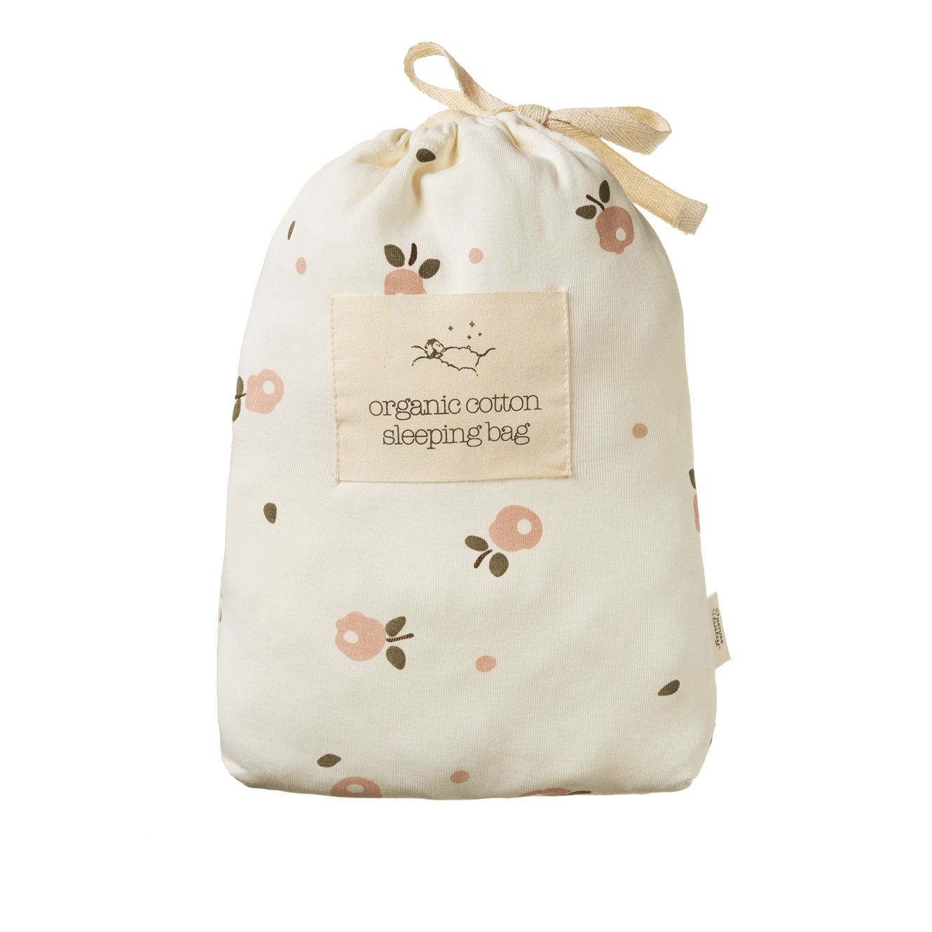 ORGANIC COTTON SLEEPING BAG | Posey Blossom Rose Print-Web-hover