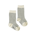 ORGANIC COTTON SOCKS | Navy Stripe-Web-front