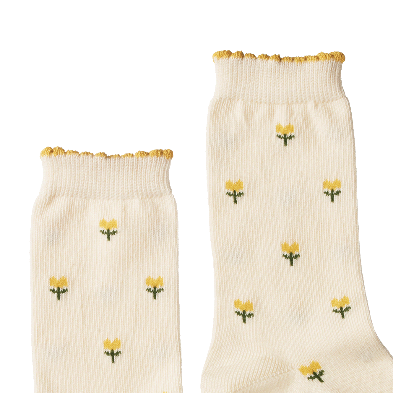 ORGANIC COTTON SOCKS | Tulips-Extra Img - 3