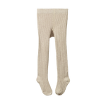 ORGANIC COTTON TIGHTS | Oatmeal Marl-Web-front