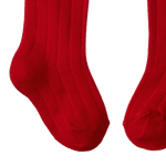 ORGANIC COTTON TIGHTS | Raspberry Red-Extra Img - 3