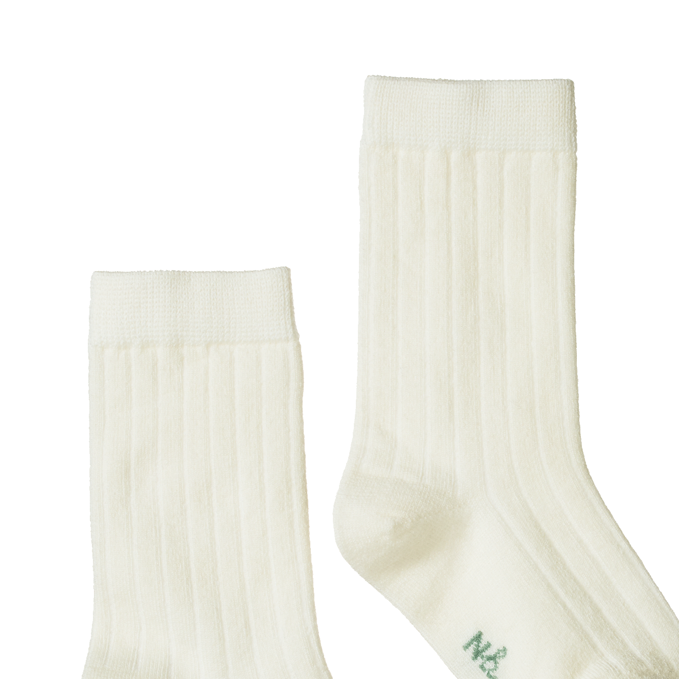 ORGANIC WOOL RIB SOCKS | Natural-Web-hover