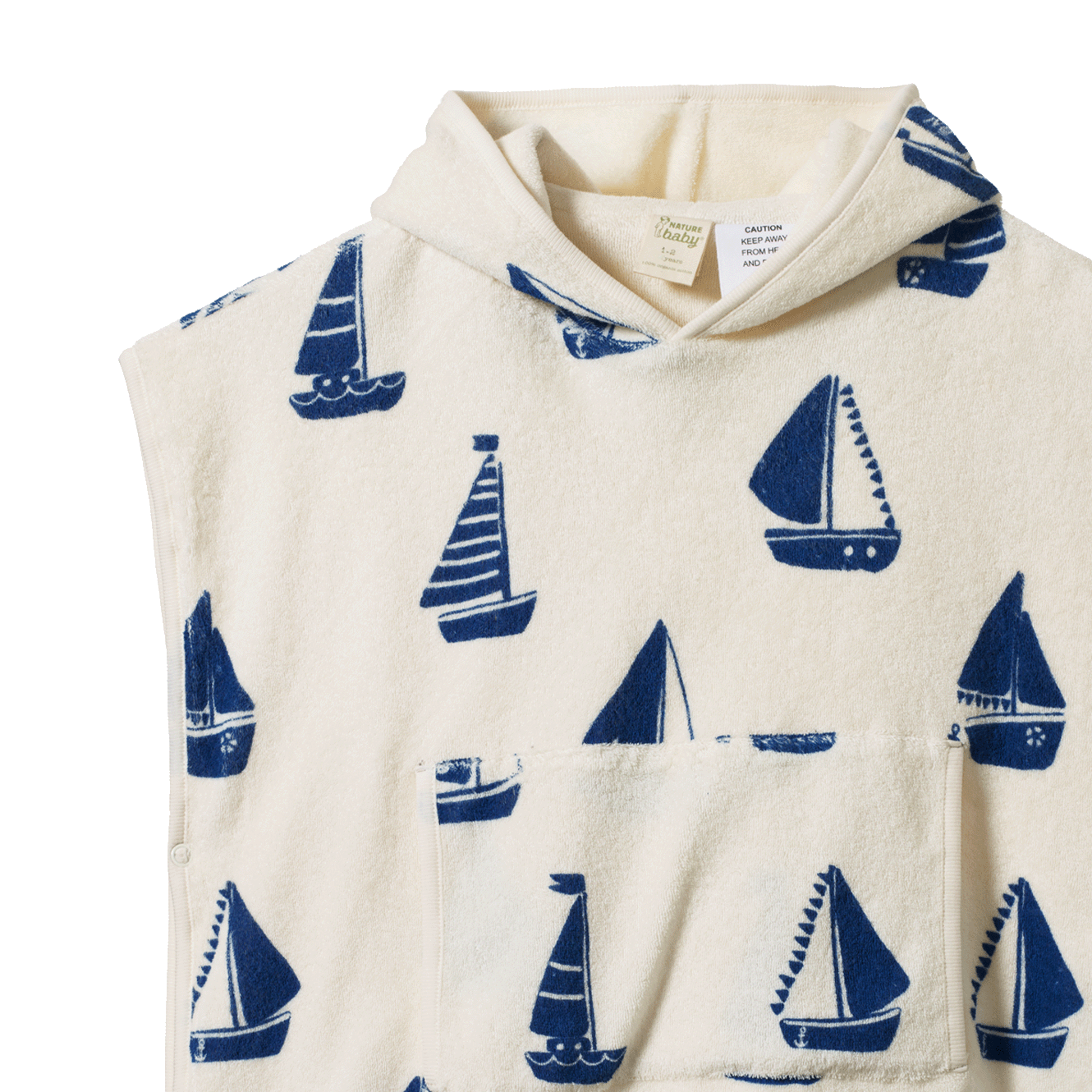ORG COTTON PONCHO TOWEL | Regatta Print Terry-Web-hover