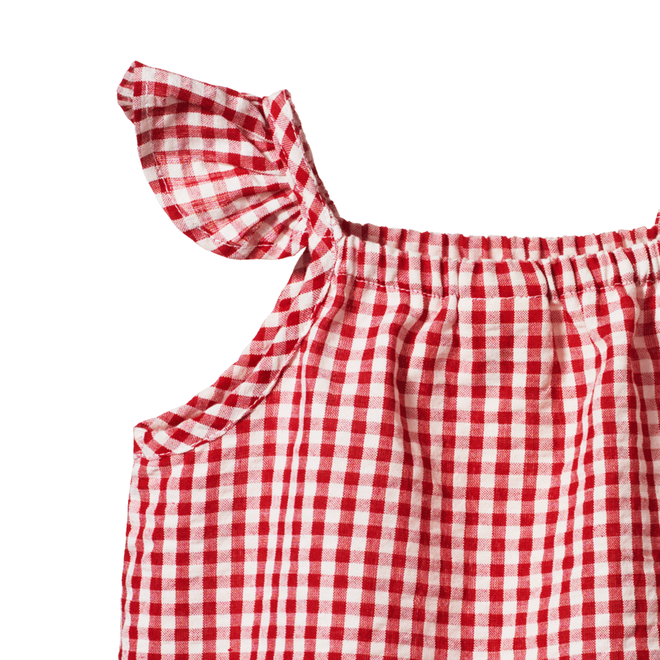 PETAL SET GINGHAM | Red Check-Extra Img - 2