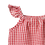 PETAL SET GINGHAM | Red Check-Extra Img - 2