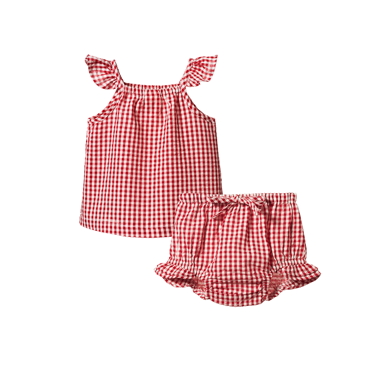 PETAL SET GINGHAM | Red Check-Web-front