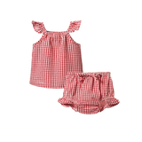 PETAL SET GINGHAM | Red Check-Web-front
