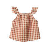 PETAL TOP | Dandelion Gingham-Web-front