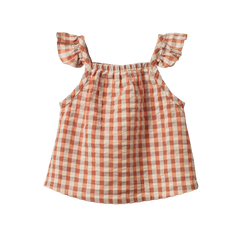 PETAL TOP | Dandelion Gingham-Web-front