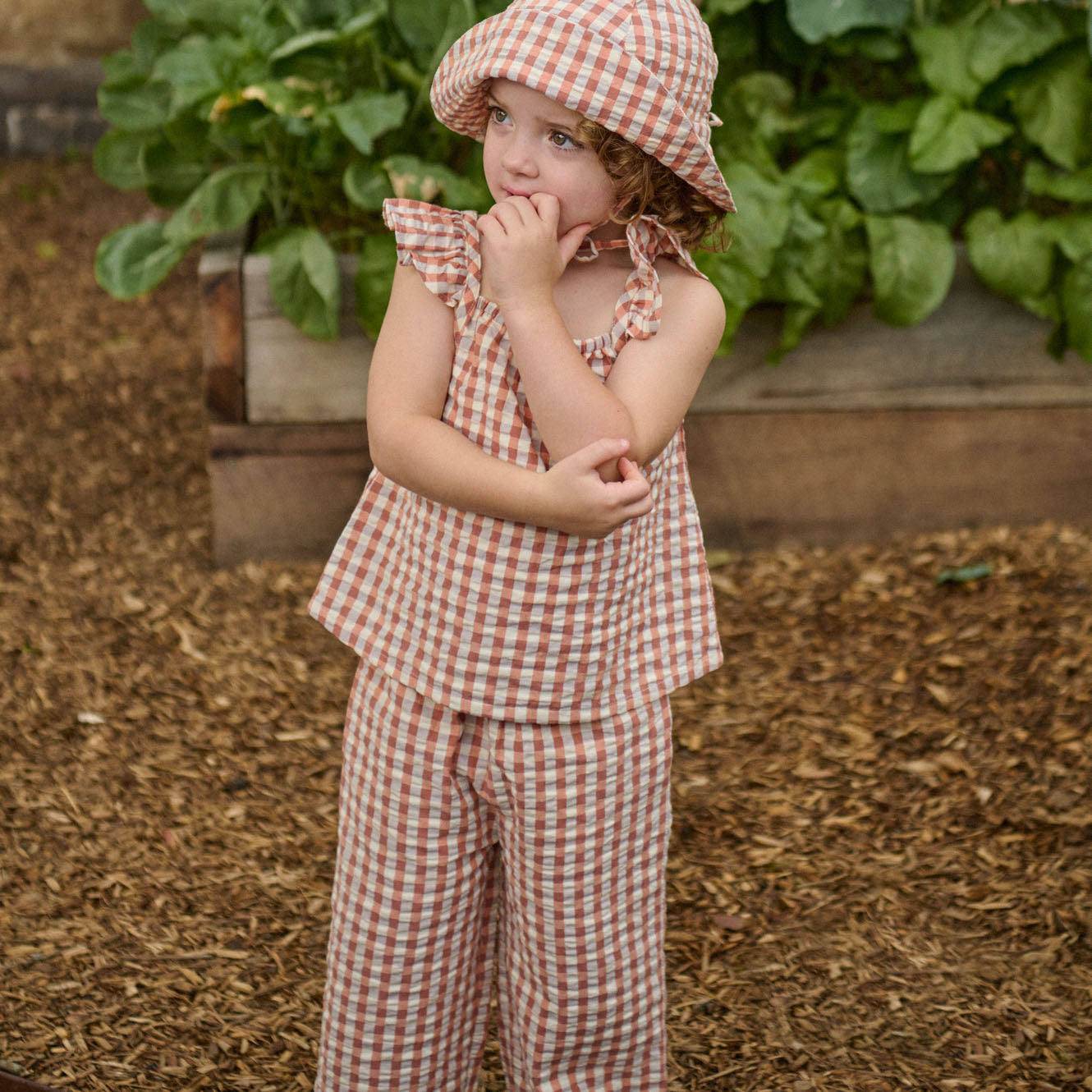 PIPPIN PANTS | Dandelion Gingham-Web-hover