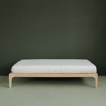 QUILTED WOOL & LATEX COT MATTRESS | Natural-Extra Img - 1