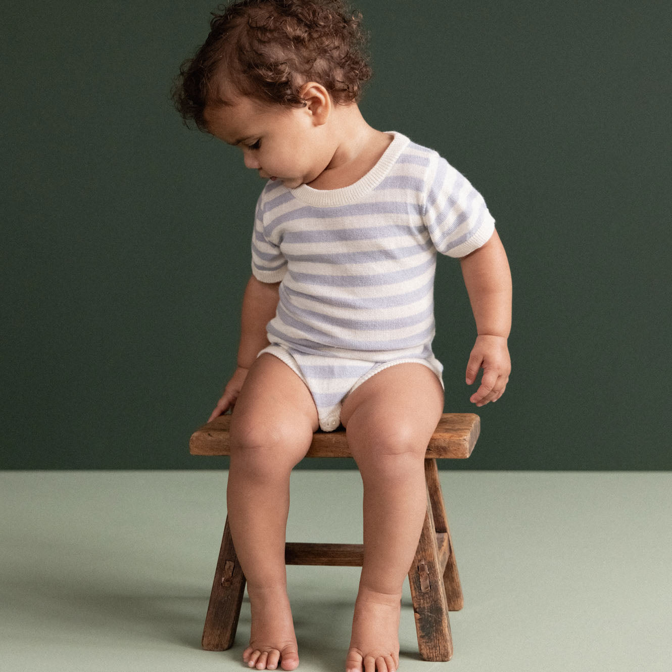 REN BODYSUIT | Zen Blue Sea Stripe-Extra Img - 1