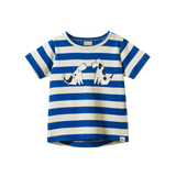 RIVER TEE | Dog Walk Blue Print-Web-front