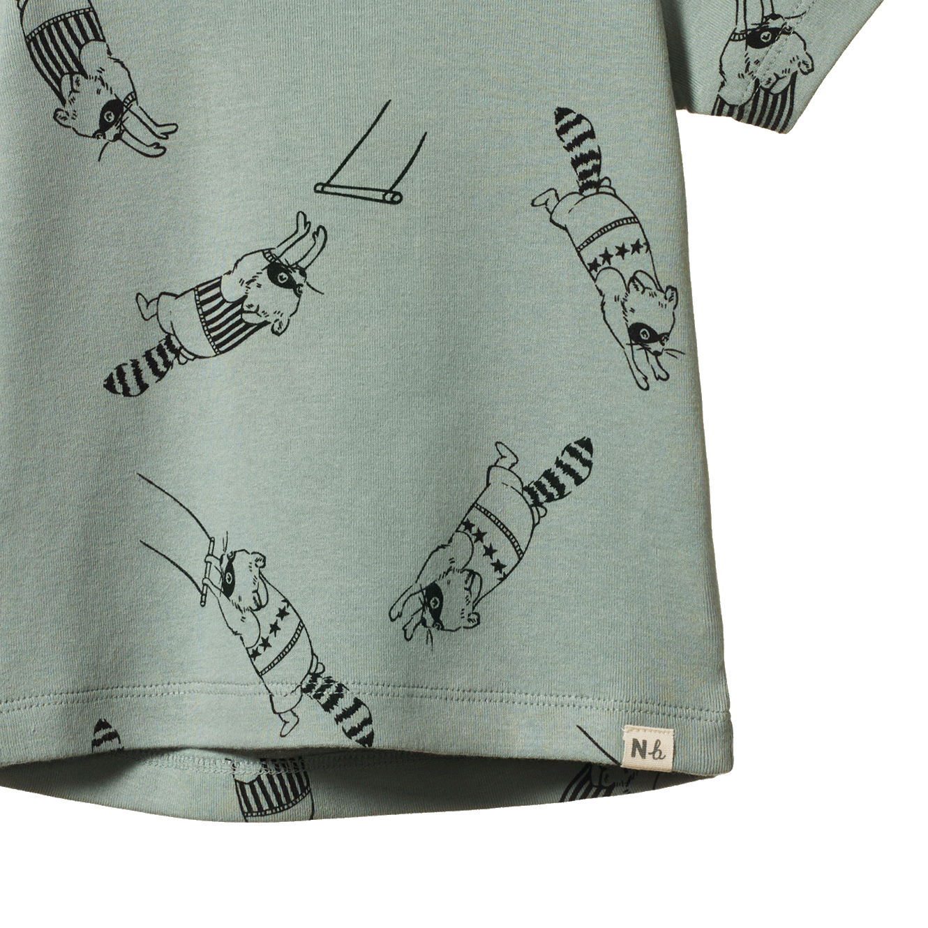 RIVER TEE | Raccoon Rhapsody Print-Extra Img - 1