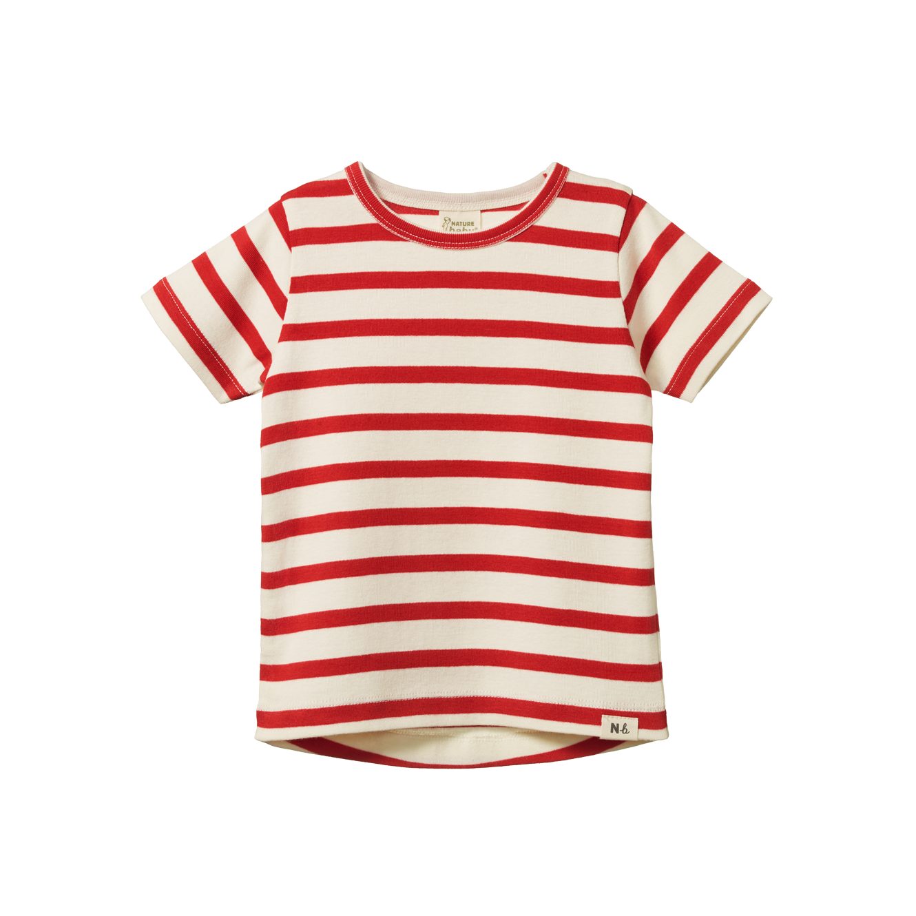 RIVER TEE | Red Sailor Stripe-Web-front