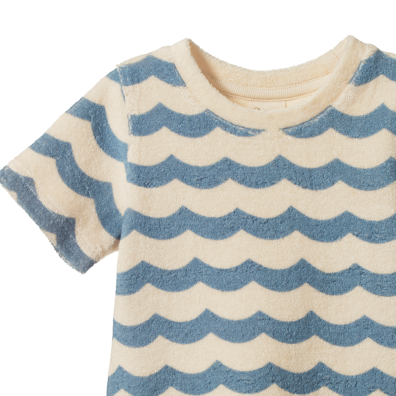 RIVER TEE TERRY | Waves Print-Extra Img - 2