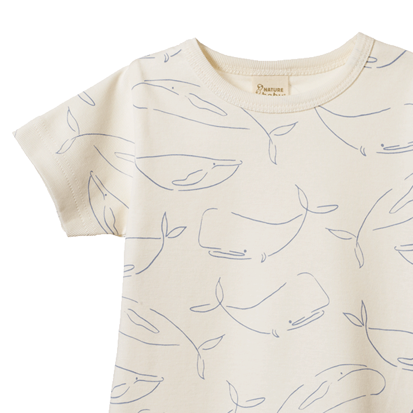 RIVER TEE | Whale Print-Extra Img - 3