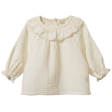 RUFFLE CAMERON BLOUSE | Natural-Web-front