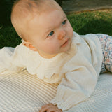 RUFFLE CAMERON BLOUSE | Natural Crinkle-Extra Img - 1