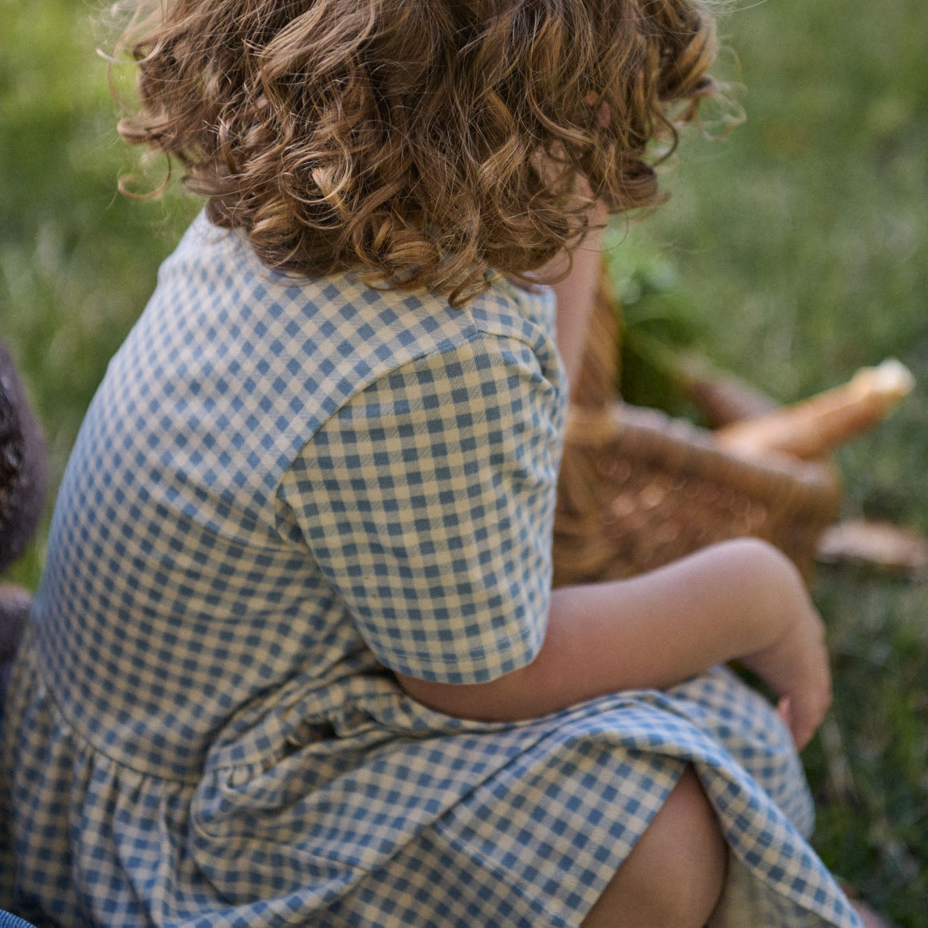 SATURDAY DRESS | Blue Gingham-Extra Img - 1