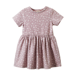 SATURDAY DRESS | Dandelion Lilac Print-Web-front