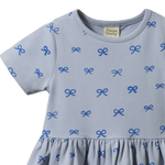 SATURDAY DRESS | Ribbons Zen Blue Print-Extra Img - 2