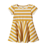 SEASIDE DRESS | Golden Sea Stripe-Web-front