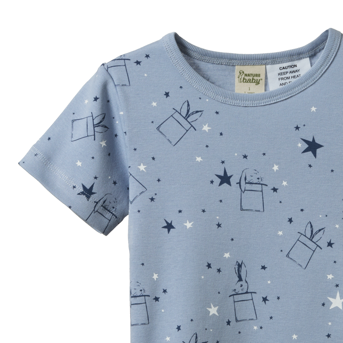 SHORTIE PYJAMA SET | Illusion Bunny Print-Web-hover