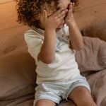 SHORTIE PYJAMA SET | Jazz Rhythm Print-Extra Img - 1